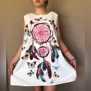 Hand-Made, One-of-a-Kind, Dream Catcher Butterfly Dress 🦋🦋🦋Size M.